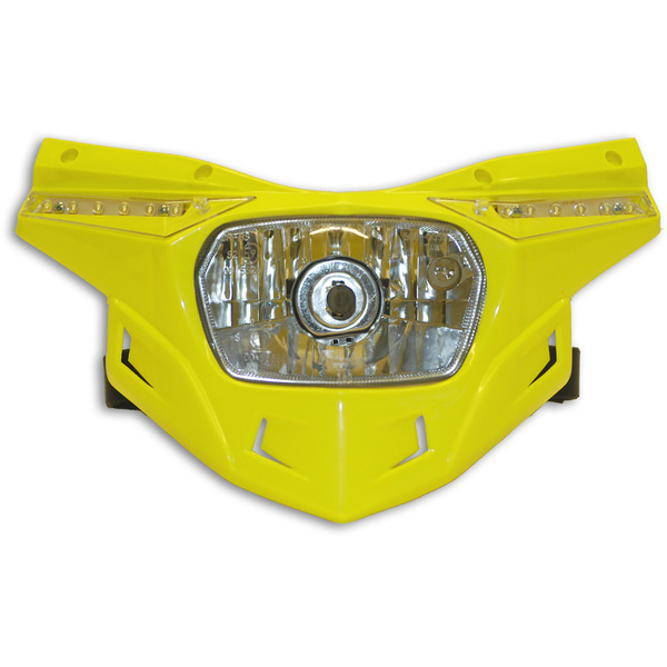 Lower Replacement Plastic For Stealth Headlights Yellow-0