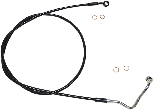 Xr Stainless Upper Brake Line Black