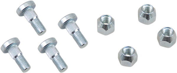 MOOSE RACING Wheel Stud-nut Kit Silver 