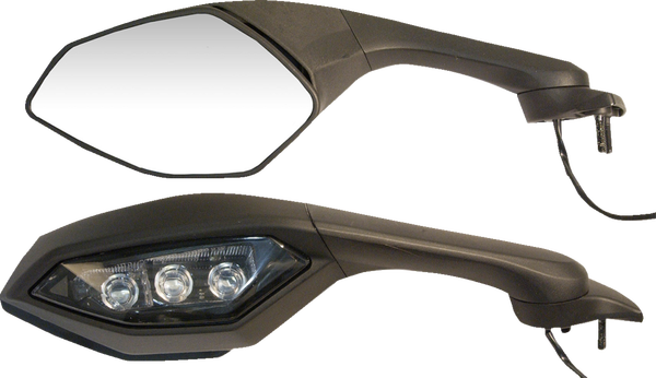 Oem-style Replacement Mirror Black, Matte