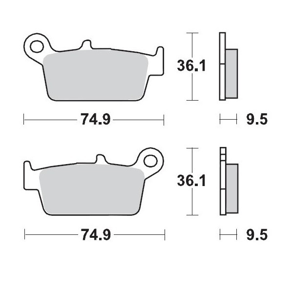 Racing Brake Pads Offroad