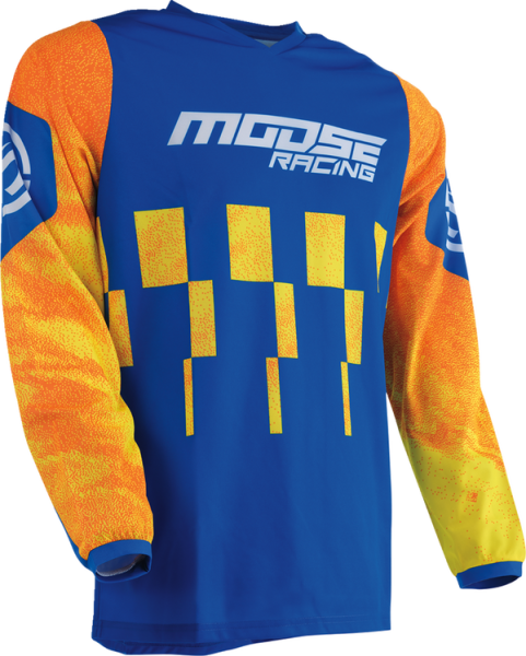 Tricou Moose Racing Qualifier Blue/Orange-3