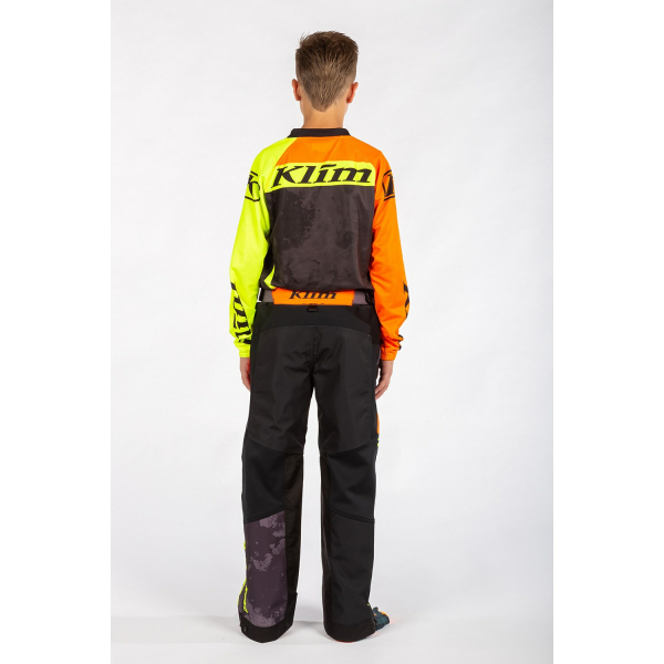 Pantaloni Copii Snowmobil Klim Revolt Black - Hi-Vis-4