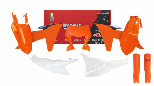 Kit Plastice RACETECH KTM 2024 KTM EXC, EXC-F White-0