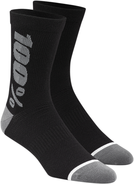 Sosete 100% Rythym Merino Wool Black/Gray-0