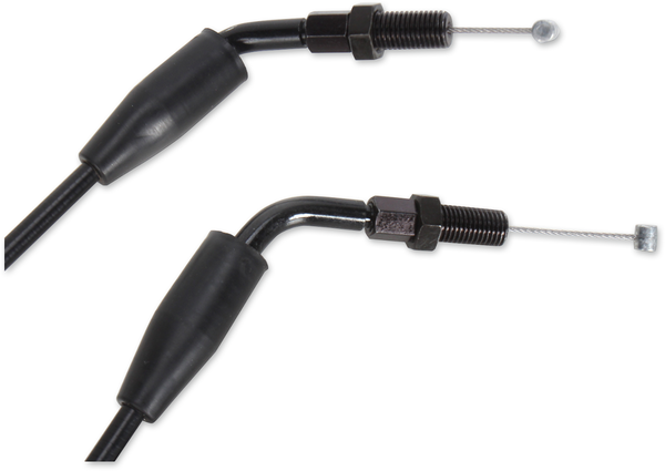 MOOSE RACING Black Vinyl Throttle Cable Black -1