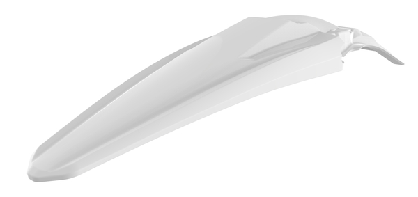 Replacement Plastic Rear Fender For Kawasaki White