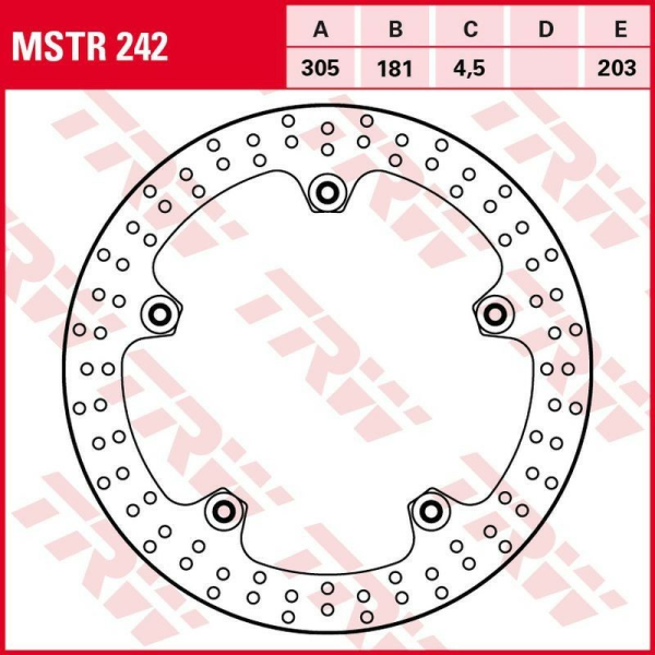 Disc frana fata TRW BMW F 750GS / 850GS '18 -/R 1200GS / ADV '13 -'18/R 1250GS / ADV '19 -