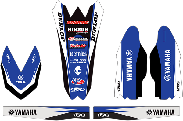 Trim Kit Graphics Black, Blue, White