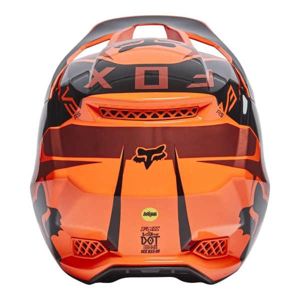 Casca Fox V3 RS Mirer ECE FLO Orange-2