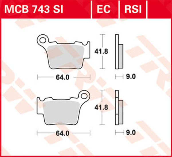 Ec Series Ceramic Brake Pads 