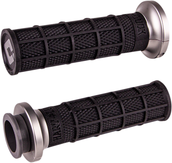 Harley Hart-luck Signature V-twin Lock-on Grips Black-0