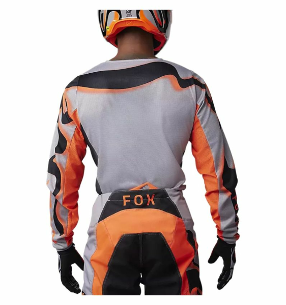 Tricou FOX 180 Emotion Grey/Orange/Black-1