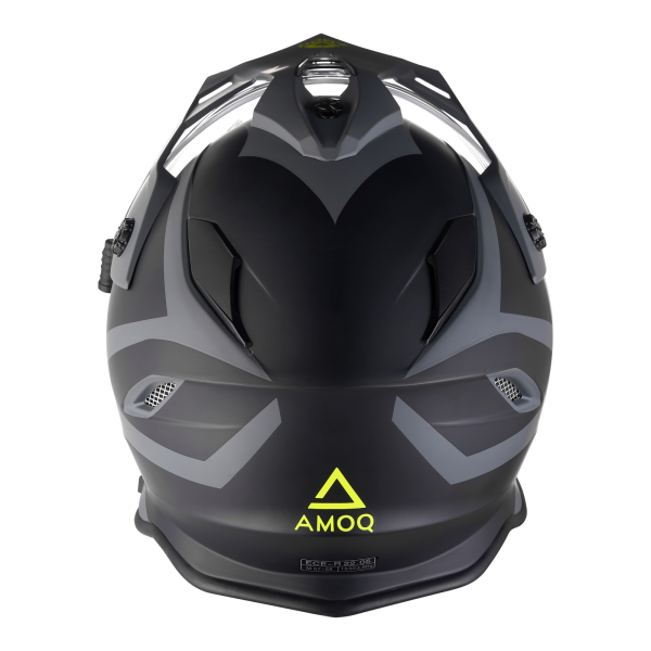 AMOQ Adaptor Helmet Electric Visor Black/Grey/HiVis XS-1