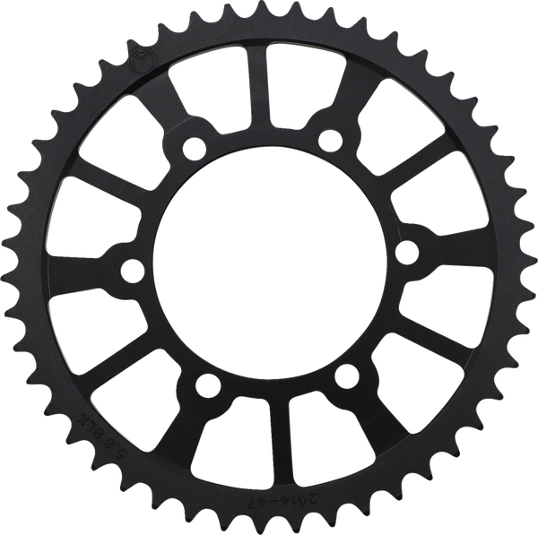 MOOSE RACING Rear Aluminum Sprocket Black 