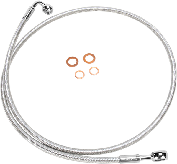 E-z Align Dot Braided Single Disc Front Brake Line Chrome, Sterling Chromite® Ii-5ef117c8d8a81c3ffdddea70a5cd2fd3.webp