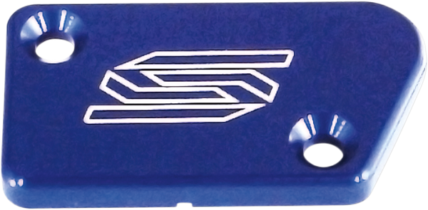 Rear Brake Reservoir Cover Aluminum, Anodized, Blue