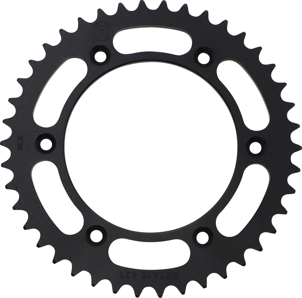 MOOSE RACING Rear Aluminum Sprocket Black -0