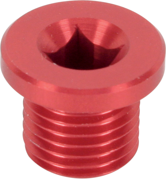 MOOSE RACING Magnetic Drain Plug Red 