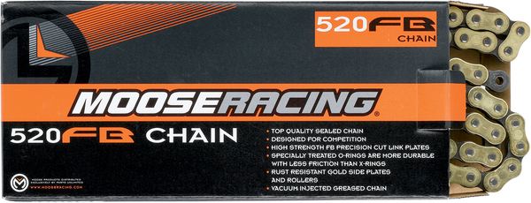 MOOSE RACING 520 Fb Chain Gold -1