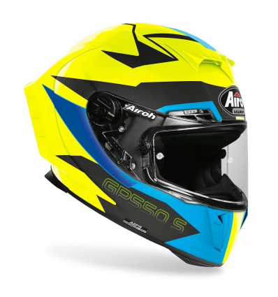 Casca Airoh Gp 550 S VEKTOR Blue/Yellow Matt-1