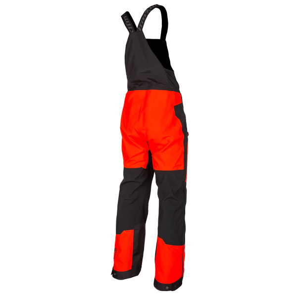 Pantaloni Snowmobil Klim Storm Bib Non-Insulated Electric Blue Lemonade - Black-0