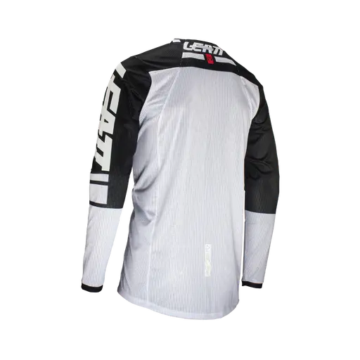 Tricou Leatt 4.5 X-Flow White/Black-1