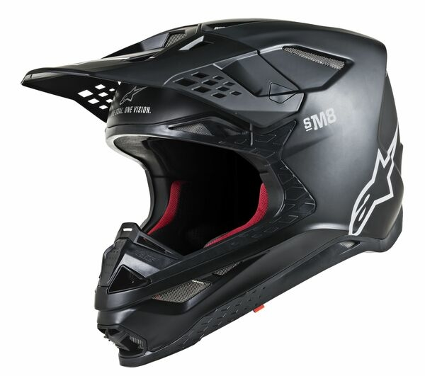 Casca Alpinestars Supertech M8 Solid Black-0