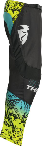 Pantaloni Thor Sector Atlas Acid/Black/Teal-3