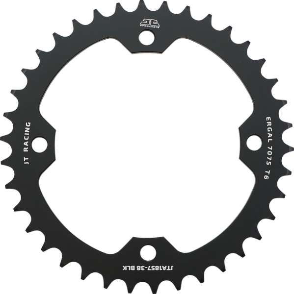 JT SPROCKETS Racelite Aluminum Rear Sprocket Black -0