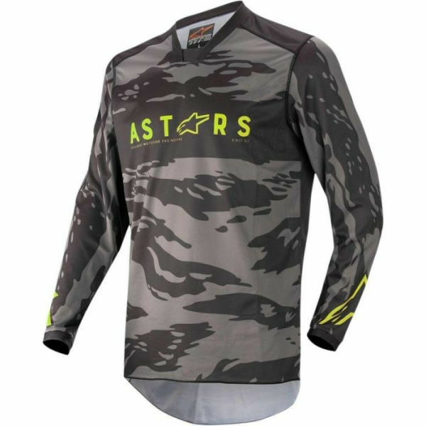 Tricou Alpinestars Racer Tactical Camo/Fluo Yellow