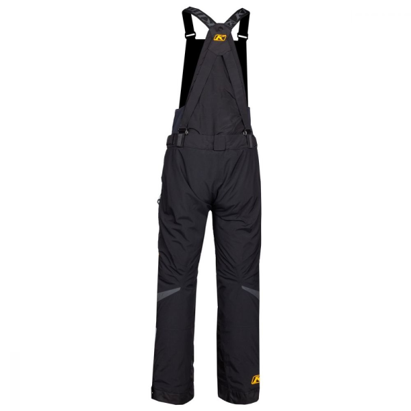 Pantaloni Snowmobil Klim Keweenaw Bib Black/Strike Orange Insula-0