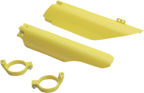 Suzuki Fork Tube Protectors Yellow