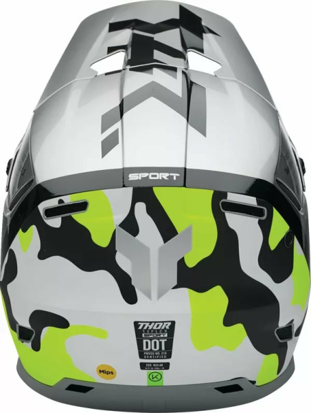 THOR Reflex Sport Riot Mips Helmet Yellow, Gray, Black -2