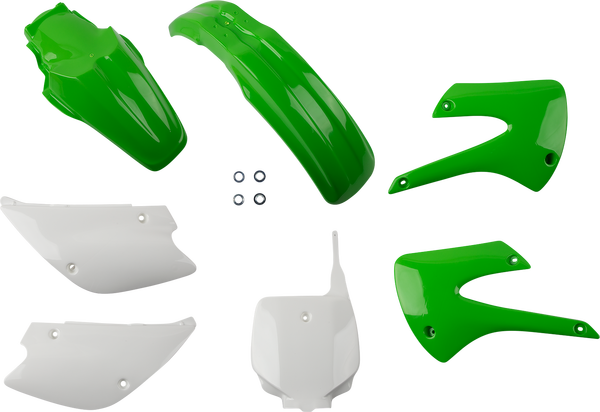 Full Body Replacement Plastic Kit Green, White-2