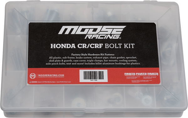 MOOSE RACING M1 Cr-crf Bolt Kit Gray, Silver -2