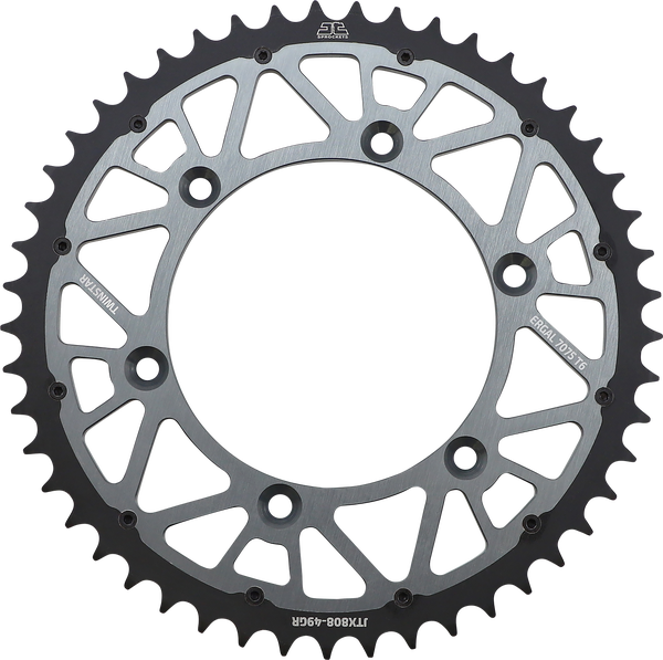 JT SPROCKETS Twinstar Rear Sprocket Graphite -0