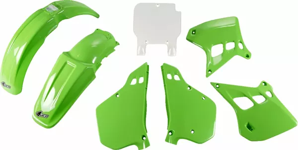 Full Body Replacement Plastic Kit Green, White-1