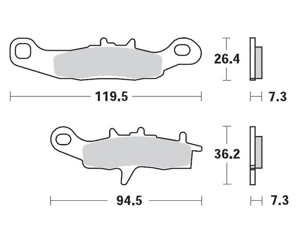 Racing Brake Pads Offroad