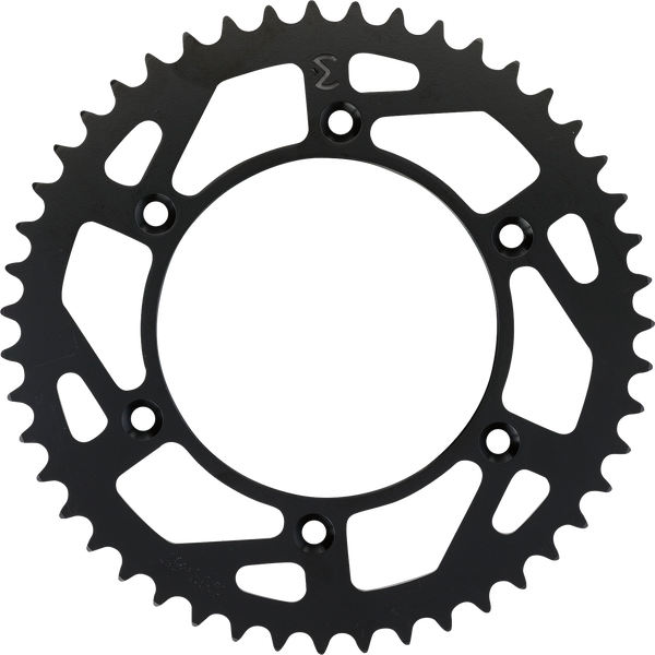 MOOSE RACING Steel Rear Sprocket Black, Powder-coated -0