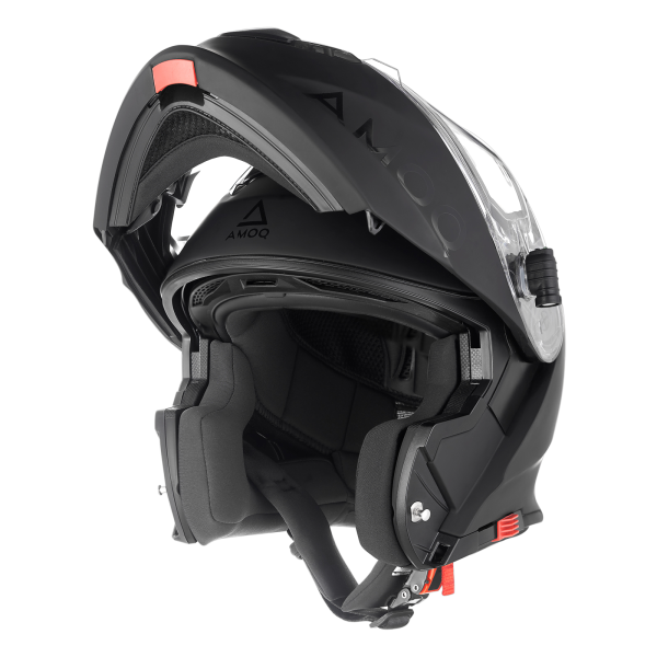 AMOQ Protean Flip-Up Helmet Electric Visor Blackout XS-3