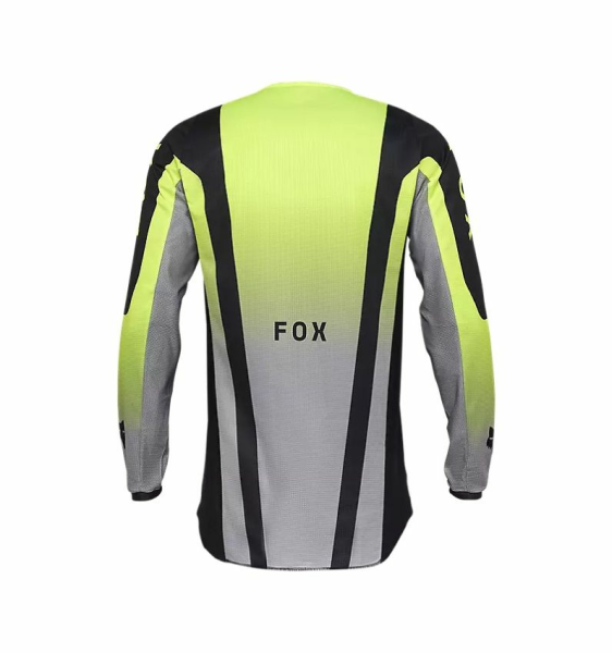 Tricou FOX 180 Lean Yellow/Grey-0