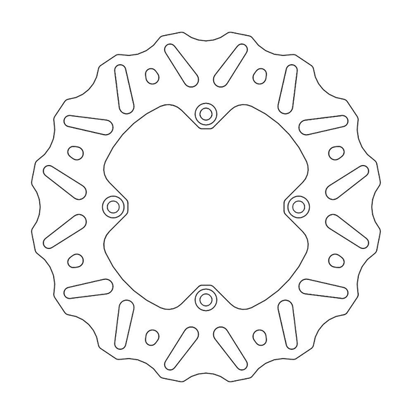 Nitro Series Brake Disc Silver-0