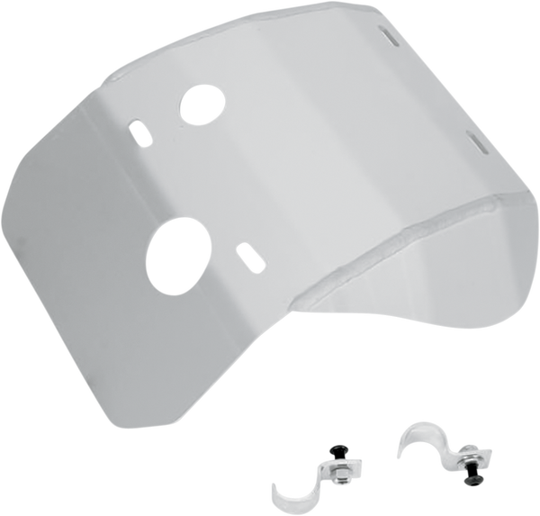 MOOSE RACING Aluminum Skid Plate Silver 