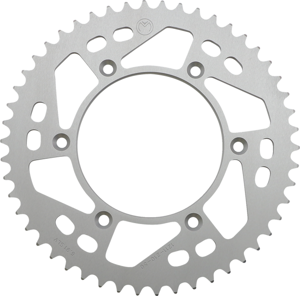 MOOSE RACING Rear Aluminum Sprocket Silver 