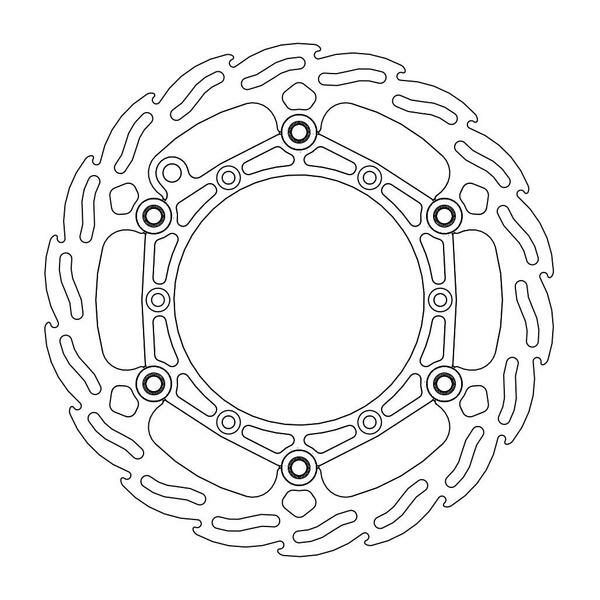 Oversize (os) Front Flame Disc Stainless Steel