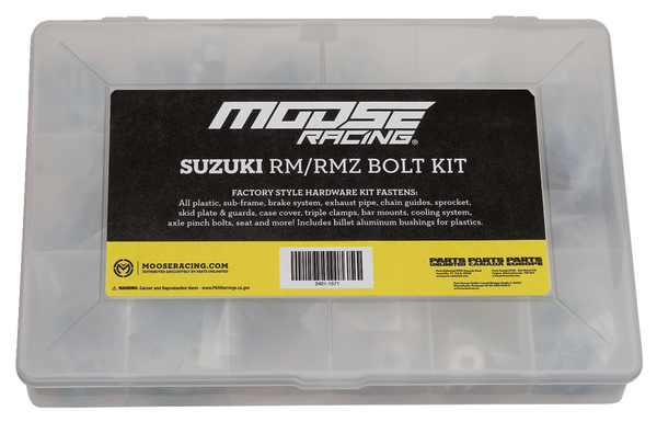 MOOSE RACING M1 Rm-rmz Bolt Kit Gray, Silver -0