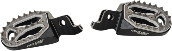 MOOSE RACING Qualifier Footpegs Black 