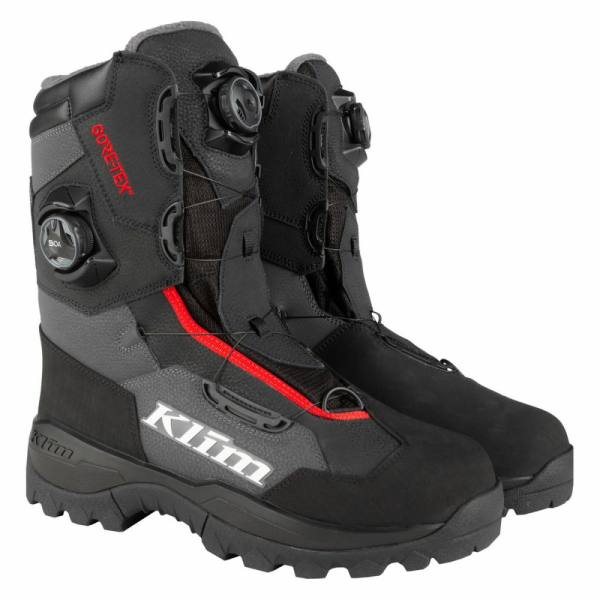 Bocanci snowmobil Klim Adrenaline Pro GTX BOA Black - White (Non-Current)-0