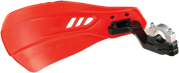 MOOSE RACING Qualifier Handguards Black, Red -0